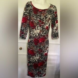 Soft Floral Print Dress